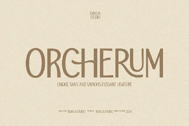 TBJ Orcherum Mini font