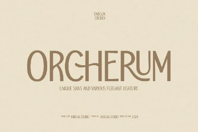 TBJ Orcherum Mini font