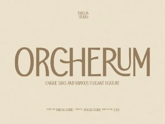 TBJ Orcherum Mini font