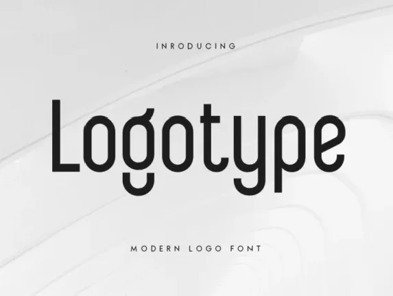 Logotype Typeface font