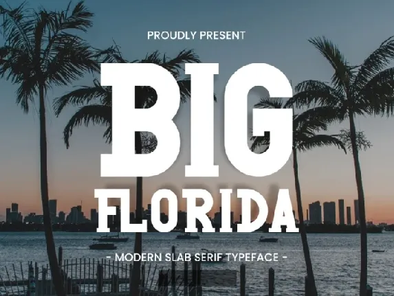 Big Florida font