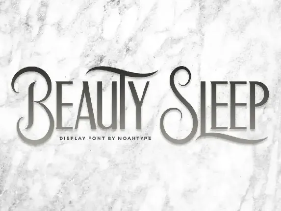 Beauty Sleep Demo font