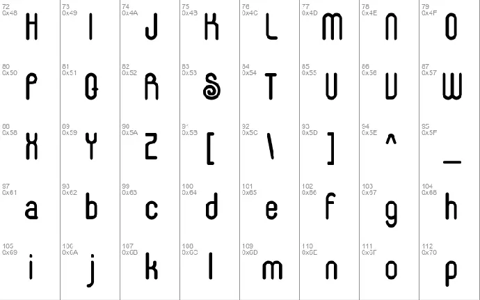 Mountogen font