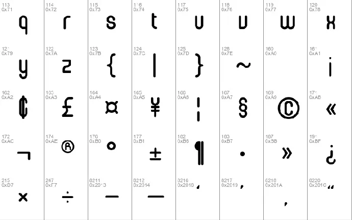 Mountogen font