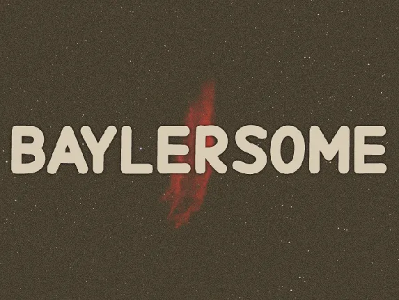 Baylersome font