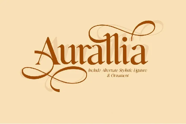 Aurallia font