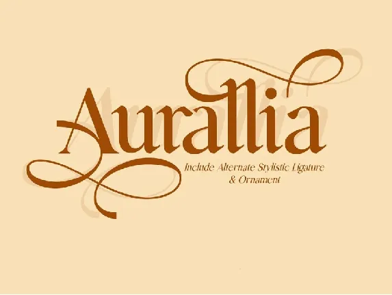 Aurallia font