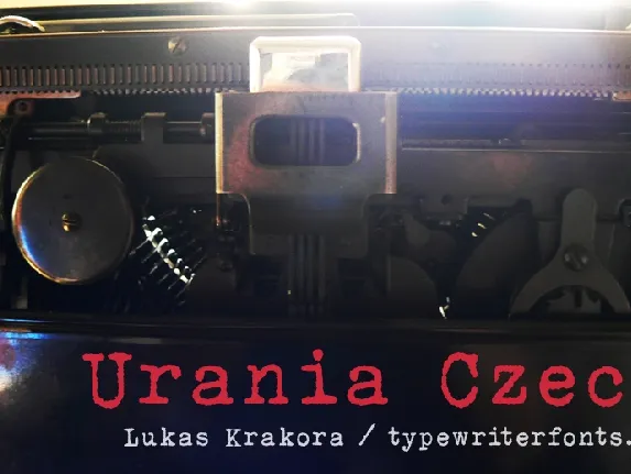 Urania Czech font