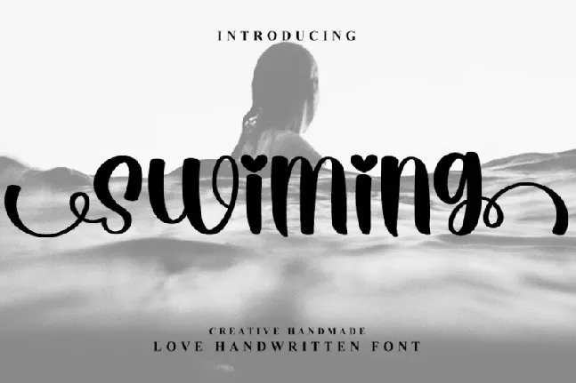 Swiming font