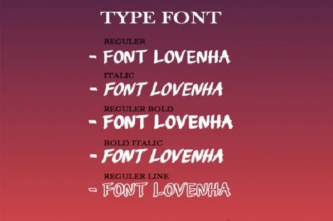 Lovenha font