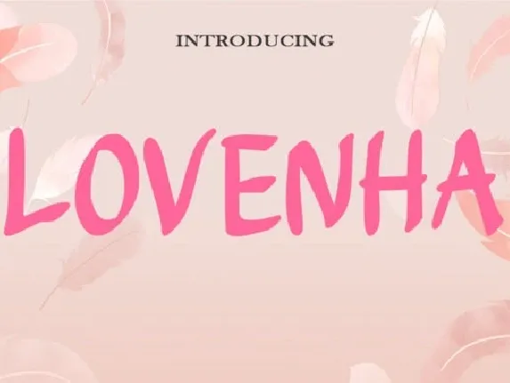 Lovenha font