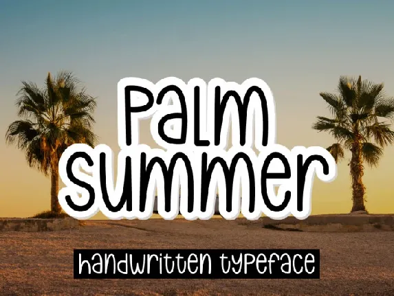 Palm Summer font