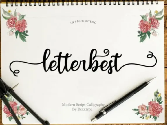 Letterbest Calligraphy font