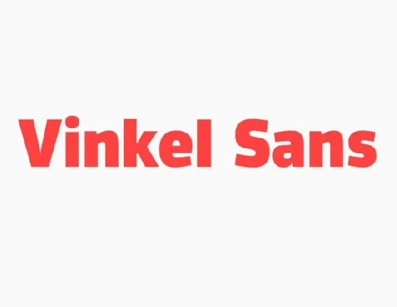 Vinkel Family font