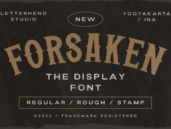 Forsaken font