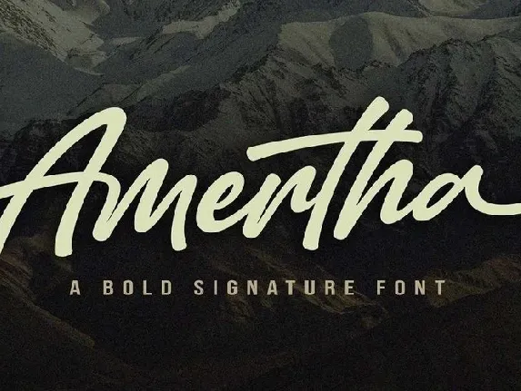 Amertha Free font