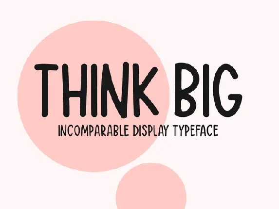 Think Big font