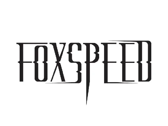 Foxspeed Demo font