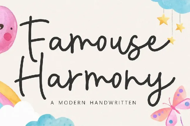 Famouse Harmony font