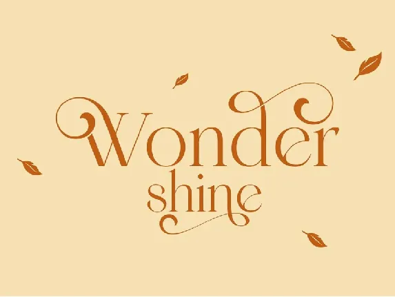 Wondershine font