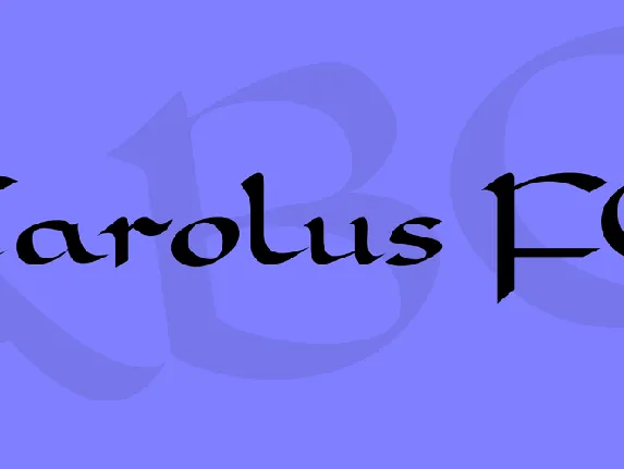 Carolus FG font