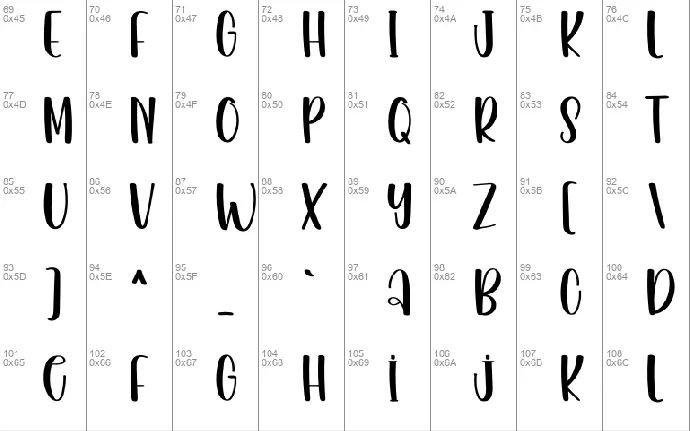 Rich font