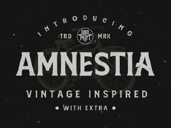 Amnestia Display font