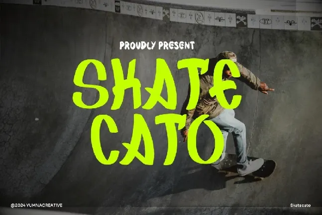 Skatecato font