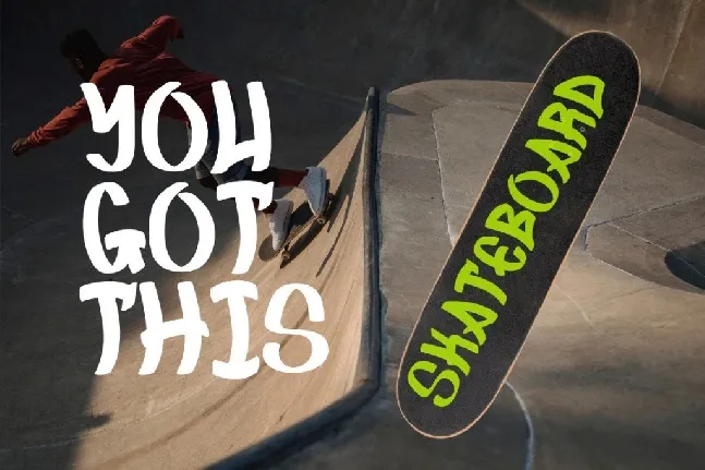 Skatecato font