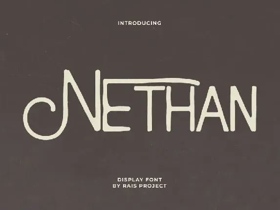 Nethan Demo font