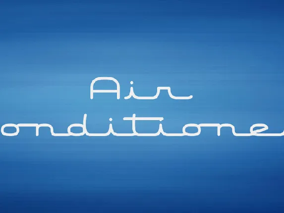 Air Conditioner font