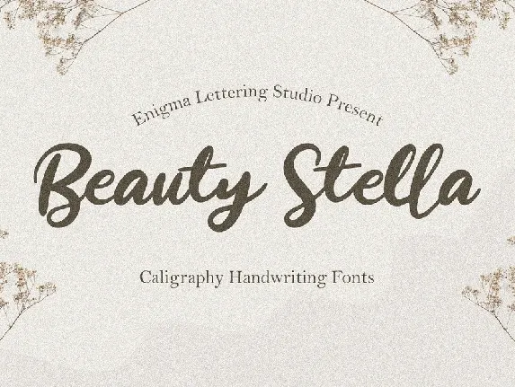 Beauty Stella font