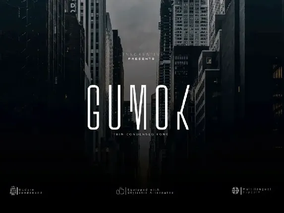 Gumok font