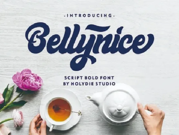 Bellynice Bold Script font