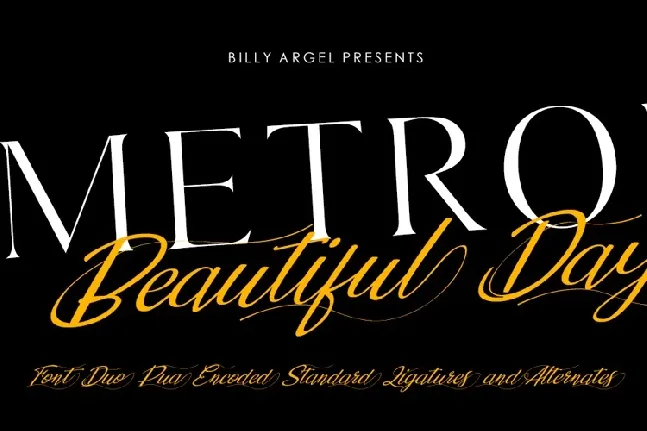 METROPOLIS Serif font