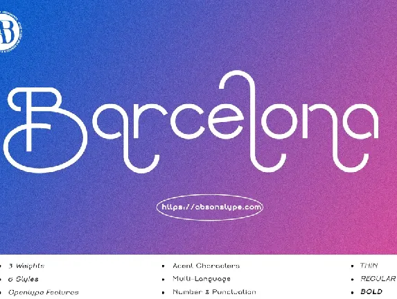 Barcelona font