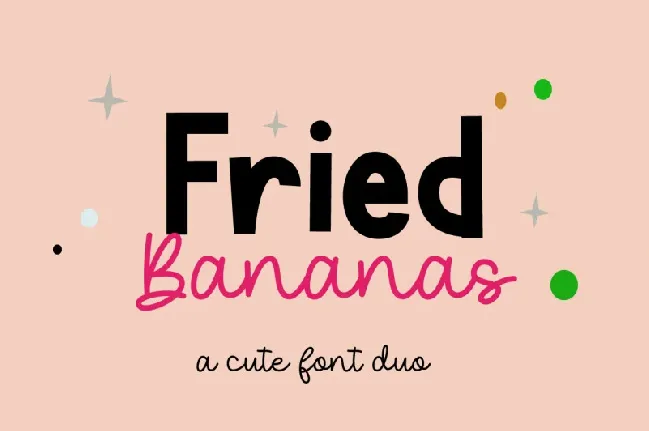 Fried Bananas font