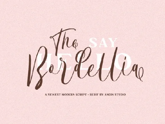 The Bordellia Duo font