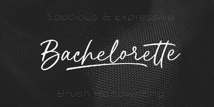 Bachelorette font