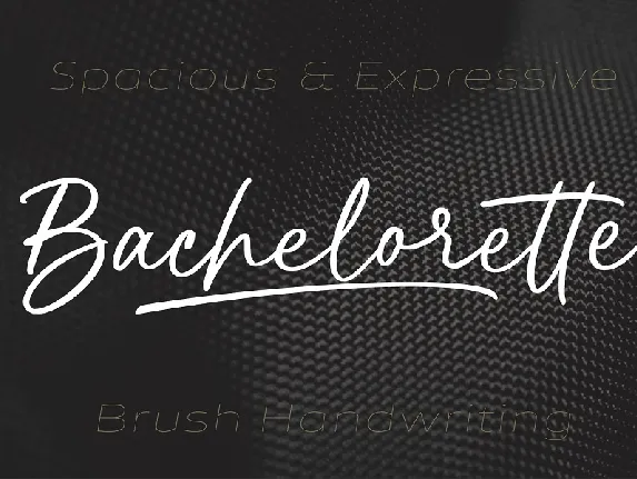 Bachelorette font