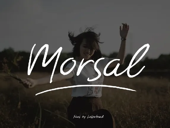 Morsal Handmade Free font