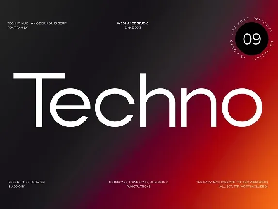 Techno-Nue-Font font