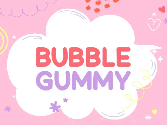 Bubble Gummy font