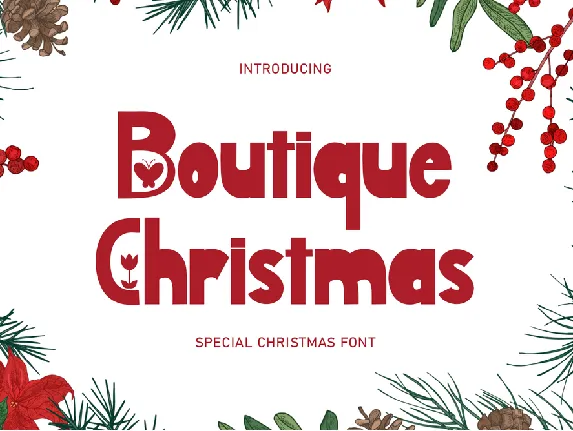 Boutique Christmas font