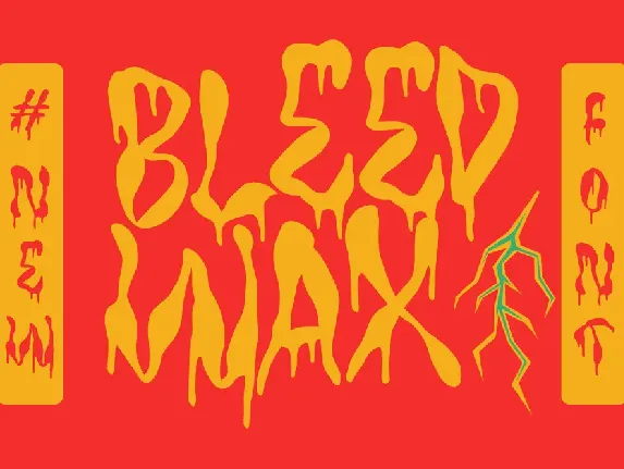 DEMO TF Bleedwax font