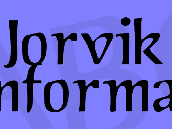 Jorvik Informal font