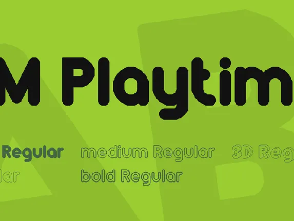 RM Playtime font