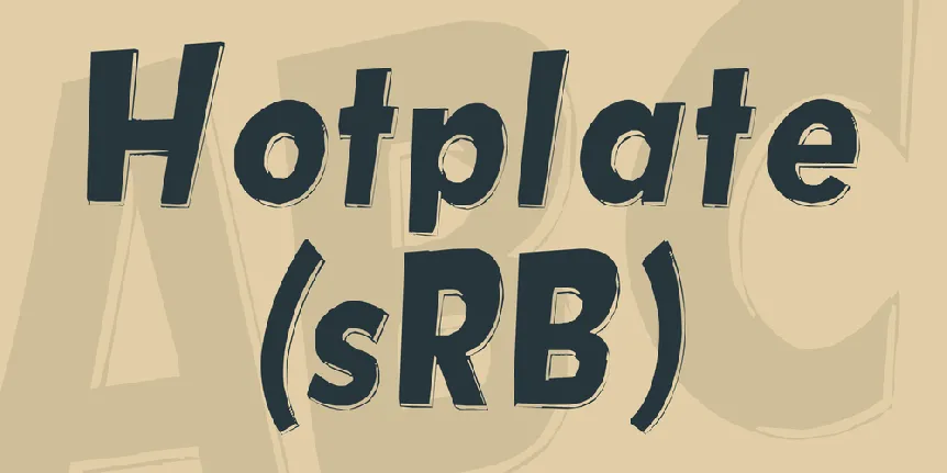 Hotplate (sRB) font