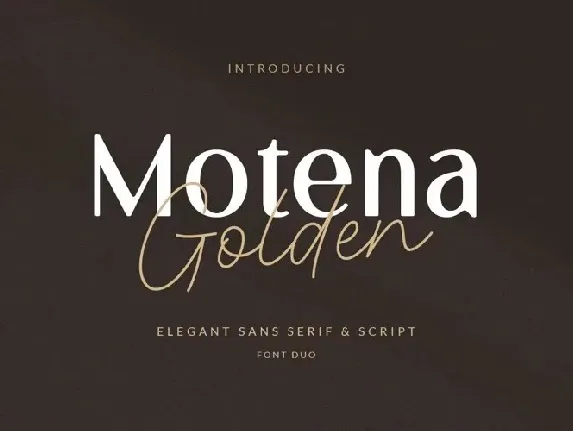 Motena Golden font