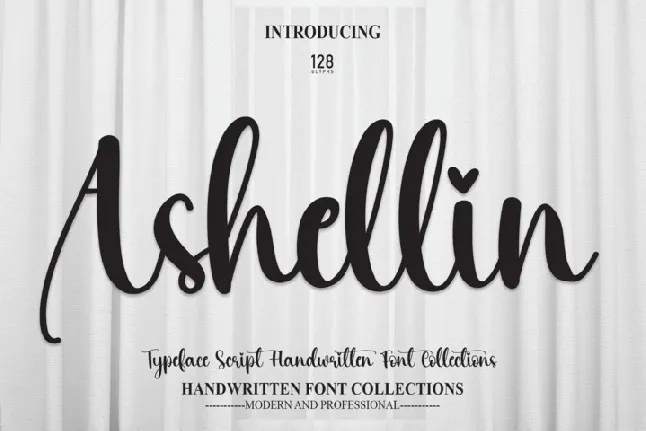 Ashellin font